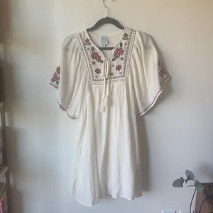 Francesca’s Blue River Floral Boho Dress